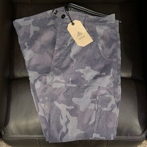Prana Men's Cargo Pants - Gray Camouflage